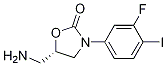 2-Oxazolidinone, 5-(aMinoMethyl)-3-(3-fluoro-4-iodophenyl)-, (5S)- CAS#: 627543-03-7