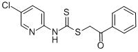 2-Oxo-2-phenylethyl (5-chloro-2-pyridinyl)carbamodithioate CAS#: 69378-79-6