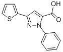 2-PHENYL-5-THIOPHEN-2-YL-2H-PYRAZOLE-3-CARBOXYLICACID CAS#: 618382-77-7