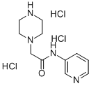 2-(PIPERAZIN-1-YL)-ACETIC ACID N-(3-PYRIDYL)-AMIDE 3 HCL CAS#: 667462-10-4