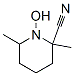 2-Piperidinecarbonitrile, 1-hydroxy-2,6-dimethyl- (9CI) CAS#: 556065-39-5