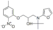 2-Propanol,  1-[(1,1-dimethylethyl)-2-furanylamino]-3-(5-methyl-2-nitrophenoxy)- CAS#: 664347-13-1