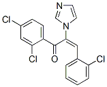 2-Propen-1-one, 3-(2-chlorophenyl)-1-(2,4-dichlorophenyl)-2-(1H-imidazol-1-yl)-, (E)- (9CI) CAS#: 63334-75-8