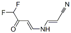 2-Propenenitrile,  3-[(4,4-difluoro-3-oxo-1-butenyl)amino]-  (9CI) CAS#: 627086-04-8