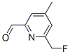 2-Pyridinecarboxaldehyde, 6-(fluoromethyl)-4-methyl- (9CI) CAS#: 615580-34-2