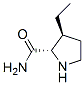 2-Pyrrolidinecarboxamide,3-ethyl-,trans-(9CI) CAS#: 61406-75-5