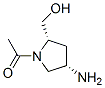 2-Pyrrolidinemethanol, 1-acetyl-4-amino-, (2S,4S)- (9CI) CAS#: 672285-83-5