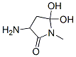 2-Pyrrolidinone, 3-amino-5,5-dihydroxy-1-methyl- (9CI) CAS#: 637019-99-9
