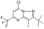2-(TERT-BUTYL)-7-CHLORO-3-IODO-5-(TRIFLUOROMETHYL)PYRAZOLO[1,5-A]PYRIMIDINE CAS#: 655235-52-2