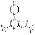 2-(TERT-BUTYL)-7-PIPERAZINO-5-(TRIFLUOROMETHYL)PYRAZOLO[1,5-A]PYRIMIDINE CAS#: 516494-46-5
