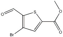 2-Thiophenecarboxylic acid, 4-bromo-5-formyl-, methyl ester CAS#: 648412-59-3