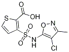 2-Thiophenecarboxylicacid, 3-[[(4-chloro-3-Methyl-5-isoxazolyl)aMino]sulfonyl]- CAS#: 184040-74-2