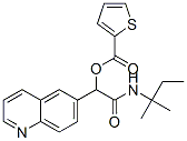2-Thiophenecarboxylicacid,2-[(1,1-dimethylpropyl)amino]-2-oxo-1-(6-quinolinyl)ethylester(9CI) CAS#: 606115-12-2