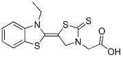 2-Thioxo-5-[3-ethylbenzothiazole-2(3H)-ylidene]-3-thiazolidineacetic acid CAS#: 68758-83-8