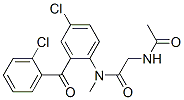 2-acetamido-N-[4-chloro-2-(2-chlorobenzoyl)phenyl]-N-methyl-acetamide CAS#: 65808-66-4