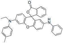 2'-anilino-6'-[ethyl(p-tolyl)amino]spiro[isobenzofuran-1(3H),9'-[9H]xanthene]-3-one CAS#: 63430-54-6