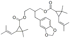 [2-(benzo[1,3]dioxol-5-ylmethyl)-4-[2,2-dimethyl-3-(2-methylprop-1-eny l)cyclopropanecarbonyl]oxy-butyl] 2,2-dimethyl-3-(2-methylprop-1-enyl) cyclopropane-1-carboxylate CAS#: 7597-87-7