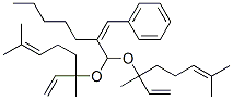[2-[bis[(1,5-dimethyl-1-vinyl-4-hexenyl)oxy]methyl]-1-heptenyl]benzene CAS#: 67785-71-1