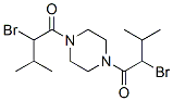2-bromo-1-[4-(2-bromo-3-methyl-butanoyl)piperazin-1-yl]-3-methyl-butan -1-one CAS#: 6632-82-2
