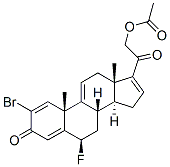 2-bromo-6beta-fluoro-21-hydroxypregna-1,4,9(11),16-tetraene-3,20-dione 21-acetate CAS#: 60892-57-1