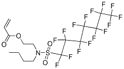 2-[butyl[(pentadecafluoroheptyl)sulphonyl]amino]ethyl acrylate CAS#: 68298-60-2