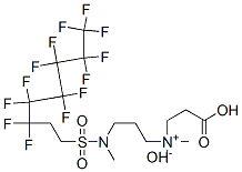 (2-carboxyethyl)dimethyl-3-[methyl[(3,3,4,4,5,5,6,6,7,7,8,8,8-tridecafluorooctyl)sulphonyl]amino]propylammonium hydroxide CAS#: 66008-72-8