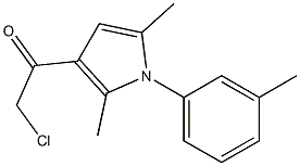 2-chloro-1-[2,5-diMethyl-1-(3-Methylphenyl)-1H-pyrrol-3-yl]ethan-1-one CAS#: 610274-30-1