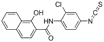 2'-chloro-1-hydroxy-2-naphthanilide-4'-isothiocyanate CAS#: 67728-25-0