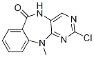 2-chloro-11-Methyl-5H-benzo[e]pyriMido[5,4-b][1,4]diazepin-6(11H)-one CAS#: 66427-86-9