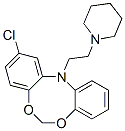 2-chloro-12-(2-piperidinoethyl)dibenzo(d,g)-1,3,6-dioxazocine CAS#: 70133-84-5