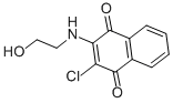 2-chloro-3-[(2-hydroxyethyl)amino]-1,4-naphthoquinone CAS#: 69844-34-4