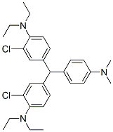 2-chloro-4-[(3-chloro-4-diethylamino-phenyl)-(4-dimethylaminophenyl)me thyl]-N,N-diethyl-aniline CAS#: 6310-61-8
