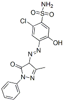 2-chloro-4-[(4,5-dihydro-3-methyl-5-oxo-1-phenyl-1H-pyrazol-4-yl)azo]-5-hydroxybenzenesulphonamide CAS#: 68227-63-4