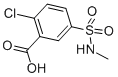 2-chloro-5-(methylsulphamoyl)benzoic acid CAS#: 68901-09-7
