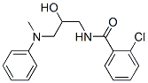 2-chloro-N-[2-hydroxy-3-(methylphenylamino)propyl]benzamide CAS#: 61677-60-9