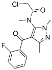 2-chloro-N-[4-(2-fluorobenzoyl)-1,3-dimethyl-1H-pyrazol-5-yl]-N-methylacetamide CAS#: 63960-71-4