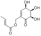 2-crotonyloxymethyl-(4R,5R,6R)-4,5,6-trihydroxycyclohex- 2-enone CAS#: 62532-49-4
