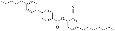 2-cyano-4-heptylphenyl 4'-pentyl[1,1'-biphenyl]-4-carboxylate CAS#: 65195-04-2
