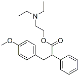 2-(diethylamino)ethyl 3-(p-methoxyphenyl)-2-phenylpropionate CAS#: 60883-72-9