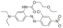 2-ethoxyethyl [2-[(2-chloro-4-nitrophenyl)azo]-5-(diethylamino)phenyl]carbamate CAS#: 68214-66-4