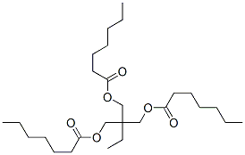 2-ethyl-2-[[(1-oxoheptyl)oxy]methyl]propane-1,3-diyl bisheptanoate CAS#: 78-16-0