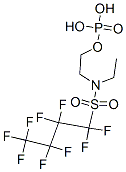 2-[ethyl[(1,1,2,2,3,3,4,4,4-nonafluorobutyl)sulphonyl]amino]ethyl dihydrogen phosphate CAS#: 67939-89-3