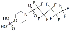 2-[ethyl[(1,1,2,2,3,3,4,4,5,5,5-undecafluoropentyl)sulphonyl]amino]ethyl dihydrogen phosphate CAS#: 67939-87-1