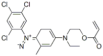 2-[ethyl[3-methyl-4-[(2,4,5-trichlorophenyl)diazo]phenyl]amino]ethyl acrylate CAS#: 7383-51-9
