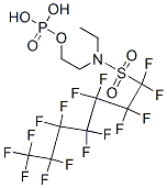 2-[ethyl[(pentadecafluoroheptyl)sulphonyl]amino]ethyl dihydrogen phosphate CAS#: 67923-61-9