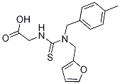 ({[(2-furylmethyl)(4-methylbenzyl)amino]carbonothioyl}amino)acetic acid CAS#: 656815-43-9