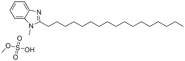 2-heptadecyl-1-methyl-1H-benzimidazole methyl sulphate CAS#: 68867-65-2