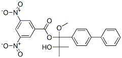 [2-hydroxy-1-methoxy-2-methyl-1-(4-phenylphenyl)propyl] 3,5-dinitroben zoate CAS#: 6976-21-2