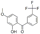 (2-hydroxy-4-methoxy-phenyl)-[3-(trifluoromethyl)phenyl]methanone CAS#: 7396-89-6