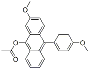 [2-methoxy-10-(4-methoxyphenyl)anthracen-9-yl] acetate CAS#: 6307-00-2
